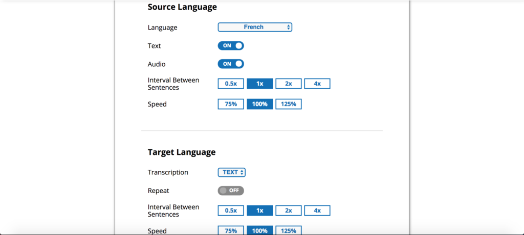 Glossika: Review of the audio language program